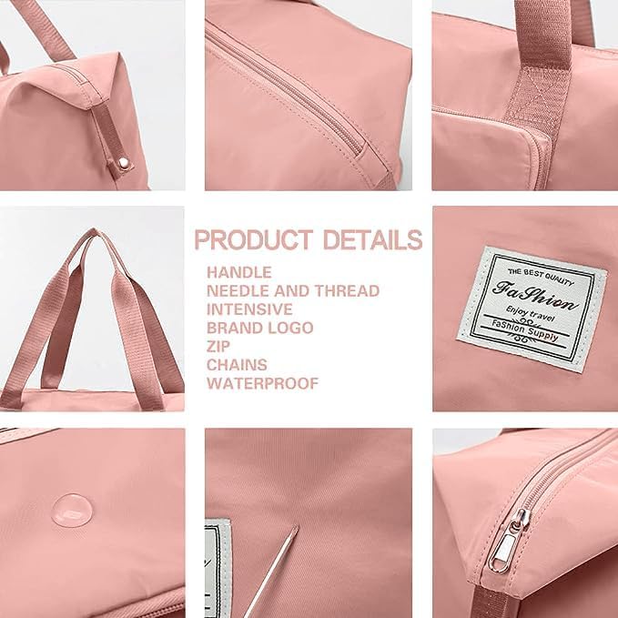 Water-Proof Foldable Travel Duffle Bag With Pocket